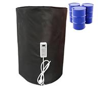 Nicvrea 55 Gallon/275 Gallon IBC Ton Barrel Heater, 2000W/4000W Drum Heating Blanket, Drum Heater,Barrel Heating Tape, for IBC Plastic Tank Black-200L