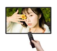 Nicvrea Digital Signage Player with Premium Templates for Restaurants, Retail, and Business Displays - Easy Setup, Remote Release/USB Release, Wall-Mounted LED Advertising Screen 27inch