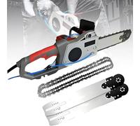 Nicvrea Electric Concrete Chain Saw,Handheld Electric Chainsaw Wall Cutter,Electrics Diamond Chain Wall Cutter,With Water Fed Dust Suppression,For Granite, Reinforced Concrete 350mm