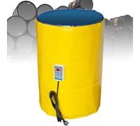 Nicvrea Industrial Grade Drum Heating Blanket for 55/275 Gallon IBC Totes, 2000W/4000W Electric Heater, Adjustable 0~120°C, Fast & Even Heat, Fireproof Silicone, Waterproof Yellow-1000L
