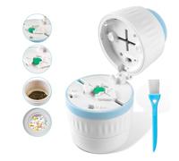 niCWhite Pill Cutter, 4 in 1 Pill Crusher, Pill Cutter for Small Pills, Multifunction Pill Tablets Splitter 1/2 & 1/4, Pill Organizer Suitable for Elderly, Child, Dog, Cat, Pet, Travel