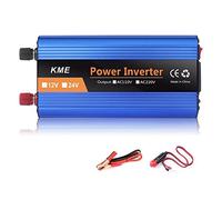 Niczu 2600W Power Inverter, 1200W-36V, Modified Sine Wave, with Display, Cigarette Lighter Plug, Alligator Clips, Multiple Protection, Smart Cooling Fan