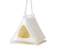 Nid D'oiseau - 7 Pouces Hamac Douillet Pour Perruches | Acrylique Velours Maison Oiseaux - Nid Chaud D'hiver Avec Doublure Amovible Facile à Nettoyer Offrant Confort Et Refuge Intérieur Extérieur