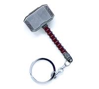Nidavellir Mjolnir Keychain Bottle Opener, Thor Hammer Bottle Opener Keychain, Thor Bottle Opener Keychain (Silver)