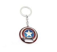 Nidavellir Shield Keychain Bottle Opener, Beer Gifts Bottle Opener for Men, Husband, Dad, Grandpa, Boyfriend (Silver)