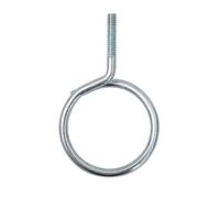 NIDAYE 1/4"-20 Machine Threaded Bridle Rings, 2" Diameter Heavy Duty Cable & Wire Support, Cable Ring Hangers for Low Voltage Cable Management/Phone lines/Ethernet/Coaxial Cable, etc. 100 Packs