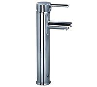 Nidda-Modern Bath Tap, Bathroom Basin Taps Mono Basin Mixer Tap Filler Shower Chrome Single Lever Tap Faucet for Bathroom countertop Sink, Cloakroom Washbasin.Tiffany Home Products (HS01 TAP)