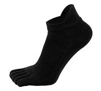 Nidddiv Concealer Socks Five-toe Sock Sports Low Home Story Socks (Black, One Size)