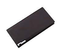 Nidddiv Kit Card Cases for Men Fashion ID Long Wallet Faux Leather Solid Colour Men Open Purse Multiple Card Slots Clutch Bag Women's Wallets Large Black, a, standard size