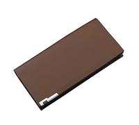 Nidddiv Kit Card Cases for Men Fashion ID Long Wallet Faux Leather Solid Colour Men Open Purse Multiple Card Slots Clutch Bag Women's Wallets Large Black, b, standard size