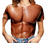 Nidddiv Ugly T Shirts for Women UK Short Sleeve Tops Crewneck T Shirt Loose Stretch Pullover Wacky Print T-Shirt Casual Party Blouses Slim Fit 3D Printed Tee Shirts Sweatshirts Loungewear