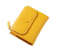 Nidddiv Wallets Men's Crazy Women's Multifunctional Fashion Fresh and Cute Purse Pickpocket Purses Women, yellow, standard size