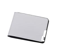 Nidddiv Women's Wallet for Vaccination Certificate Fashion ID Short Wallet Solid Colour Purse Card Slots Driving Licence Cover Clutch Bag Thin Wallets for Women, grey, standard size