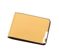 Nidddiv Women's Wallet for Vaccination Certificate Fashion ID Short Wallet Solid Colour Purse Card Slots Driving Licence Cover Clutch Bag Thin Wallets for Women, yellow, standard size