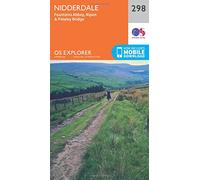 Explorer 298 Nidderdale Map With Digital Version - Yellow, Yellow One Size