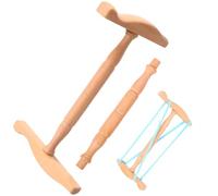 Niddy Noddy, Wooden Yarns Winder, Handcrafted Yarn Swift, Handspun Yarn(Single)