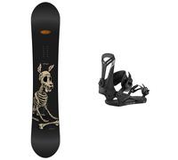 Nidecker - All-mountain Snowboard bindings - Pack Sensor Mons 2026 for Men - Black Black S.M.L.XL