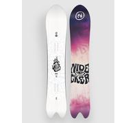 Nidecker Beta Freeride/Powder Snowboard, 162cm White Deck/Multi Base 2024