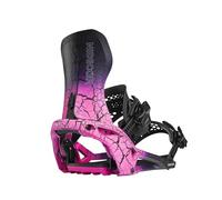 Nidecker LT Supermatic Snowboard Bindings - Automatic Dual-Entry Binding with Heel Pedal & Universal Fit