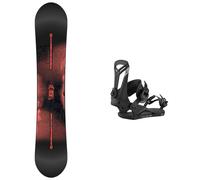 Nidecker - Men's freestyle all-mountain snowboard - Pack Sensor Pro 2026 for Men in Wood - Red Red 154 cm.158 cm.162 cm