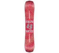 Nidecker - Men's freestyle all-mountain snowboard - Sensor 2026 for Men in Wood - Size 156 cm - Red Red 156 cm