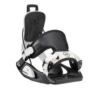 Nidecker - Snowboard Bindings - Micron Stormtrooper - Kid Size 0Y-0 UK - White White 0Y-0 UK