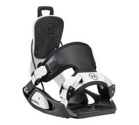 Nidecker Flow Micron Stormtrooper Snowboard Bindings Silver XS Kids