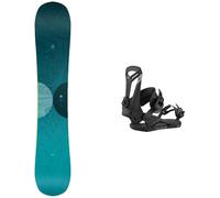 Nidecker - Snowboard bindings - Pack Elle 2026 for Women - Blue Blue M.L.XL.S