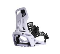 Nidecker Supermatic OG Snowboard Bindings - Auto Open System with Reclining Highback - Size S - Heather