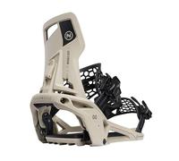 Nidecker Supermatic OG Snowboard First Universal, Dual-Entry, Automatic Binding - Comfortable and Reliable as a Regular Two-Strap Binding - Genuine Game Changer with its Drop in tech - Desert