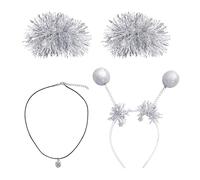 NIDHFG 1 Headband, 2 Bracelets And 1 Necklace, Alien Costume Accessories, Creative Styling Accessories, Role-Playing Props.