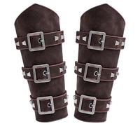 NIDHFG 1 Pair Of Pu Leather Wrist Guards, Role-Playing Accessories, Retro Clothing Accessories, Stage Performance Clothing Accessories.