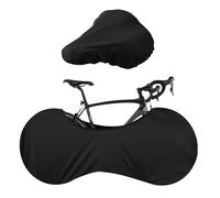 NIDHFG 1 Piece Bicycle Protective Cover, 1 Piece Seat Cushion Protective Cover, Multi-Function Black Dust Cover, Reusable, Bicycle Accessories.