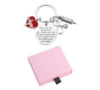 NIDHFG 1 Piece Nurse Keychain And 1 Piece Packaging Box, Fun Stainless Steel Pendants, Creative Gifts, Decorative Pendants.