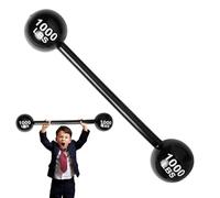 NIDHFG 1 Piece Of Dumbbell Inflatable Toy, Simulated Dumbbell Toys, Children'S Performance Props, Creative Inflatable Toys, Party Decoration Props.