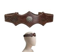 NIDHFG 1 Piece Of Medieval Headband, Retro Fashion, Creative Leather Headdress, Role-Playing Props, Universal For Men And Women, Costume Accessories.
