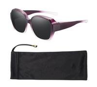 NIDHFG 1 Piece Polarized Sunglasses, 1 Piece Black Storage Bag, Personalized Sun Protection And Sun Protection, Fashionable Large-Framed Glasses For Women, Suitable For Driving Parties.
