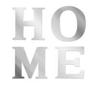 NIDHFG 1 Set Of Silver Acrylic Wall Stickers, Creative Self-Adhesive Hanging Walls, Exquisite Home Background Wall Stickers, Diy Mirror Letters.