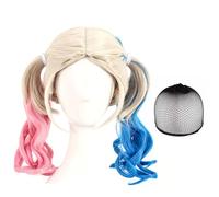 NIDHFG 1 Wig And 1 Wig Net, Role-Playing Props, Stylish Personality Wigs, Ladies Wigs, Party Wigs.