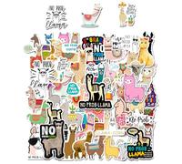 NIDHFG 100 Cartoon Alpaca Stickers, Cute Graffiti Stickers, Can Decorate Suitcase, Notebook, Water Bottle.