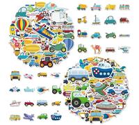 NIDHFG 100 Children'S Traffic Stickers, Cute Cartoons, Creative Self-Adhesive Waterproof, Fun Car Stickers, Diy Notebook Scrapbook Decoration.