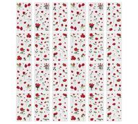 NIDHFG 12 Red Rose Stickers, Retro Exquisite, Self-Adhesive Plants And Flowers, Scrapbook Stickers, Diy Craft Handbook Material Decoration.