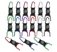 NIDHFG 15-Piece Water Bottle Buckle, Caravan With Compass, Creative Metal Beverage Bottle Buckle, Convenient And Mini, Suitable For Camping And Hiking.