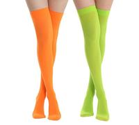 NIDHFG 2 Pairs Of Women'S Long Stockings, Role-Playing Accessories, Fashionable And Personalized Stockings, And Clothing Accessories.