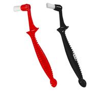 NIDHFG 2-Piece Coffee Maker Elbow Brush, Comfortable Long Handle, Simple And Durable, Reusable, Espresso Machine Cleaning Tool.