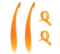 NIDHFG 2 Piece Long Handle Peeler And 2 Piece Ring Style Peeler, Creative Peeling Tools, Kitchen Supplies, Fruit Peeler.