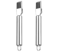 NIDHFG 2 Piece Stainless Steel Slicer, Creative Metal Scallion Cutter, Durable, Multi-Function Cutter, Kitchen Utensils.