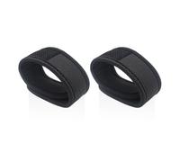 NIDHFG 2 Pieces Black Bracelets, Simple And Stylish, Adjustable Adhesive Fasteners, Reusable, Universal For Both Men And Women, Outdoor Sports Bracelets.