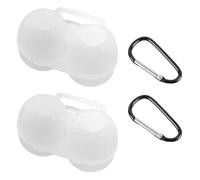 NIDHFG 2 Pieces Egg Storage Box And 2 Pieces Metal Buckles, Portable Egg Box, Plastic Egg Box, Picnic Accessories.