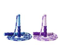 NIDHFG 2 Pieces Of Children'S Skipping Rope, Creative Soft Bead Bamboo Joint Skipping Rope, Comfortable To Hold, Adjustable, Universal For Men And Women, Sports Goods And Fitness Equipment.